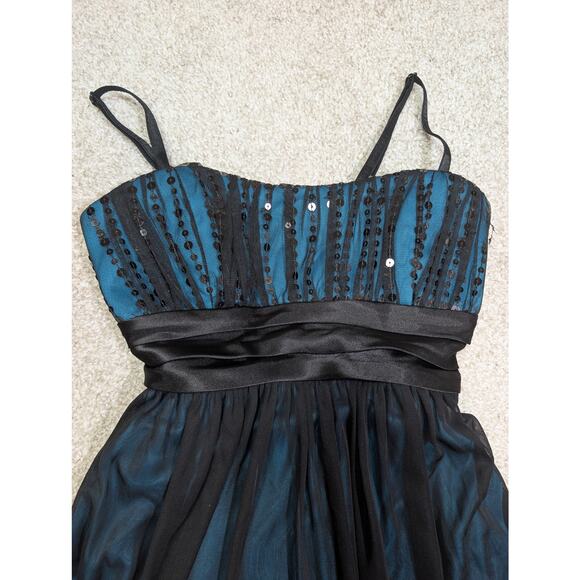 Tulle Y2k Vintage Blue Dress - Picture 5 of 7